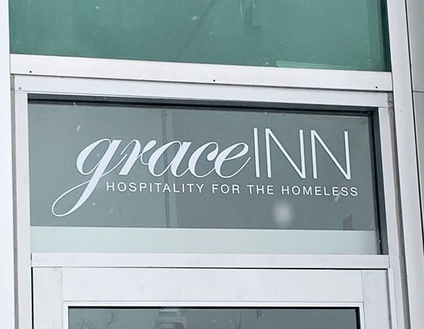 grace inn shelter doors